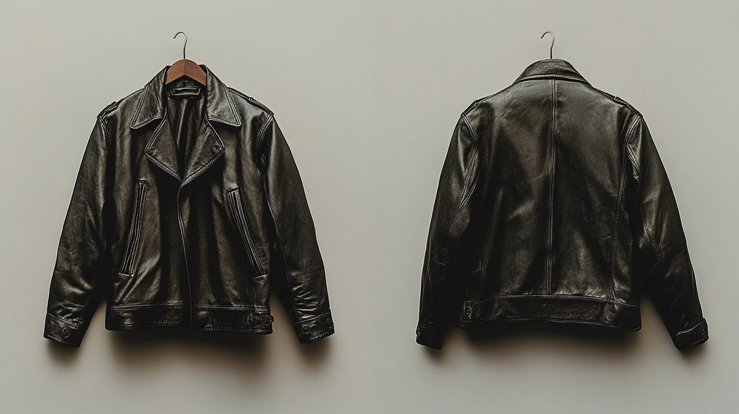 CLASSIC AVIATOR MEN'S OVERSIZED LEATHER JACKET