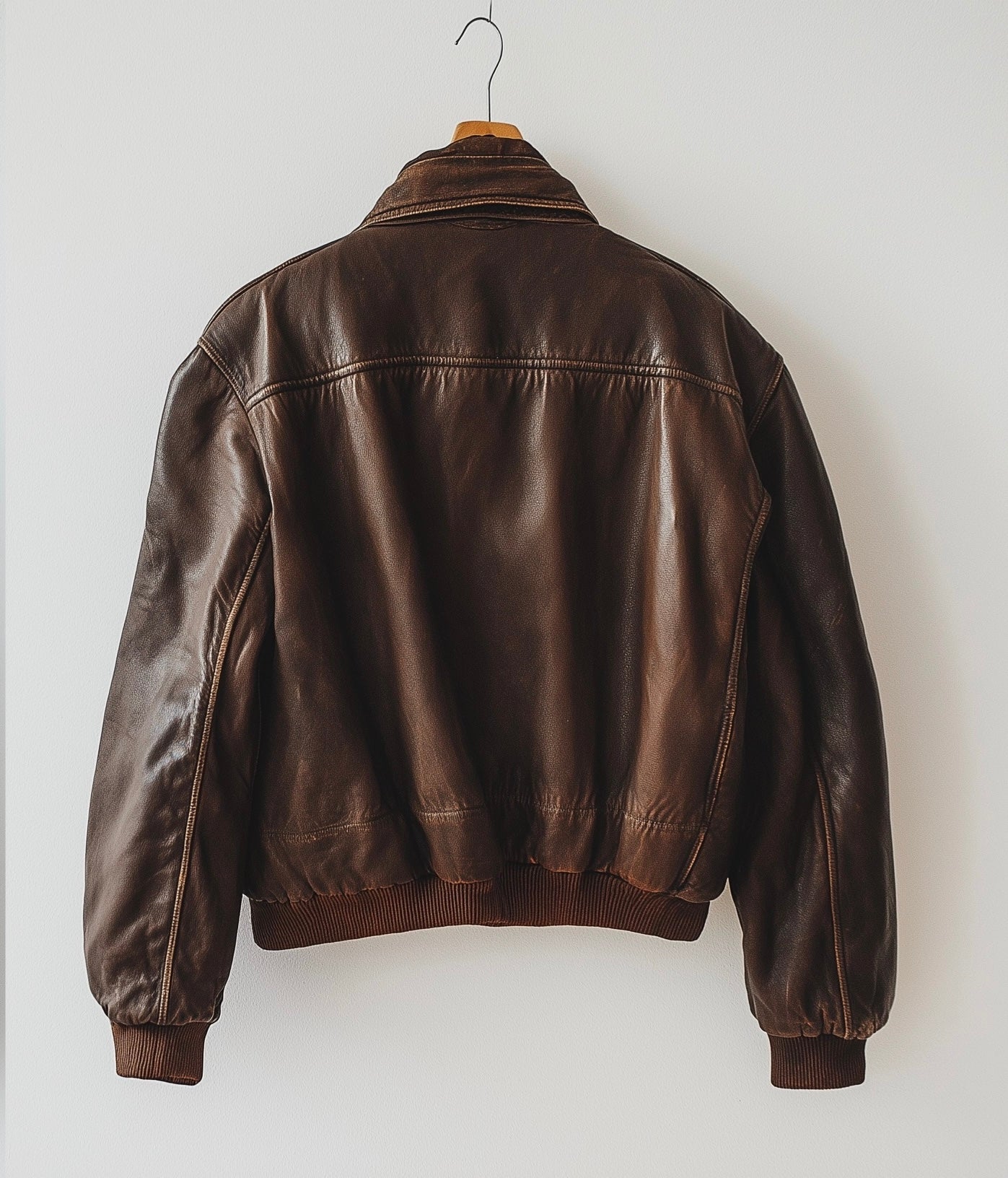 OUTLAW SPIRIT MEN'S OVERSIZED LEATHER JACKET