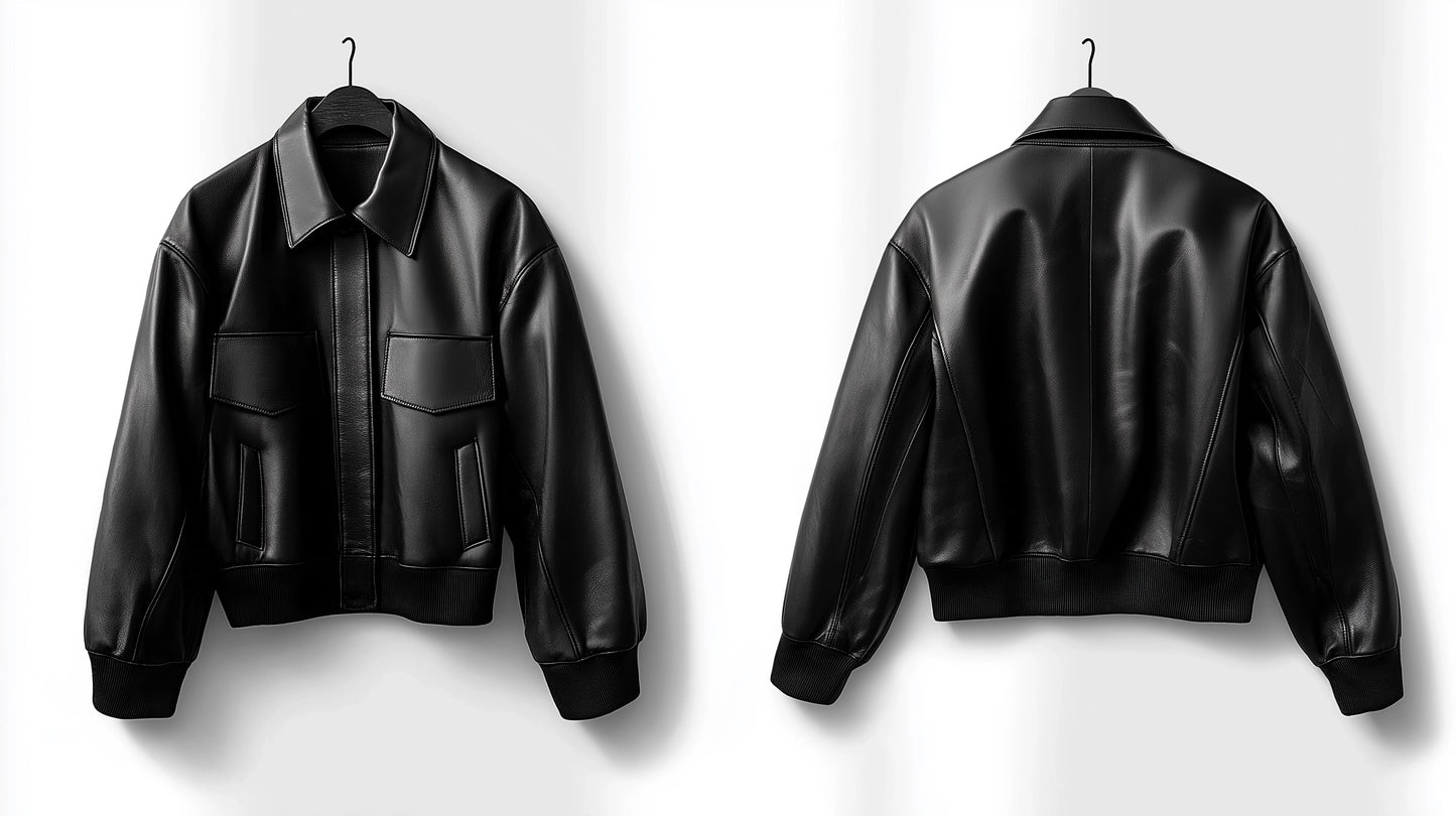 SHADOW MUSE, WOMEN OVERSIZED LEATHER JACKET