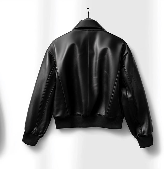 SHADOW MUSE, WOMEN OVERSIZED LEATHER JACKET