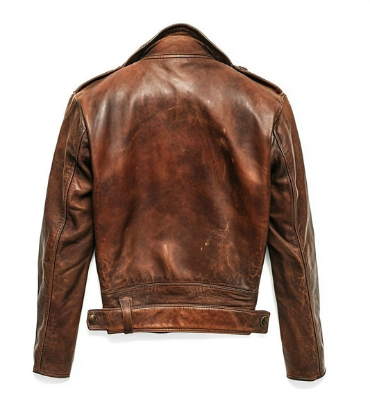 THE BYGONE ERA MEN'S OVERSIZED LEATHER JACKET