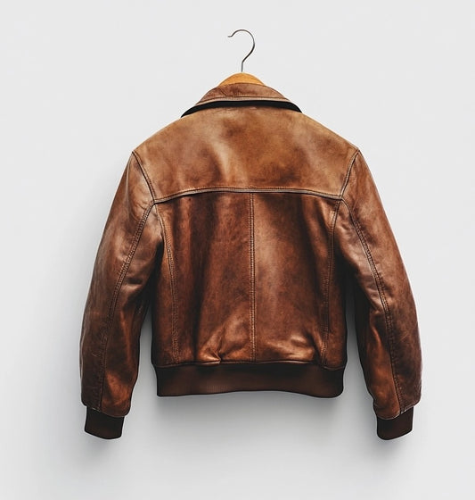 THE BROWN, WOMEN OVERSIZED LEATHER JACKET