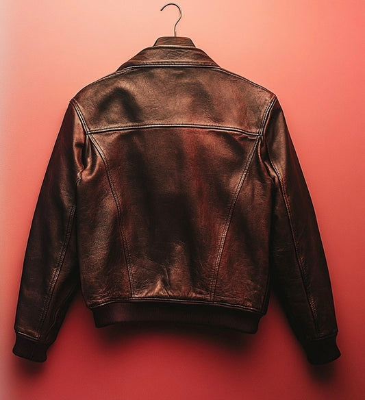 THE DARK KNIGHT MEN'S OVERSIZED LEATHER JACKET
