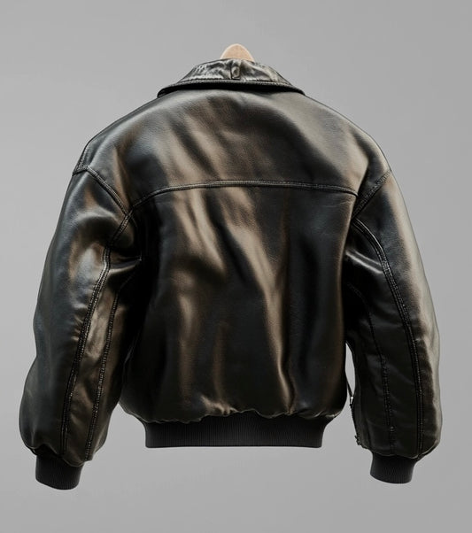 ETERNAL ELEGANCE WOMEN OVERSIZED LEATHER JACKET