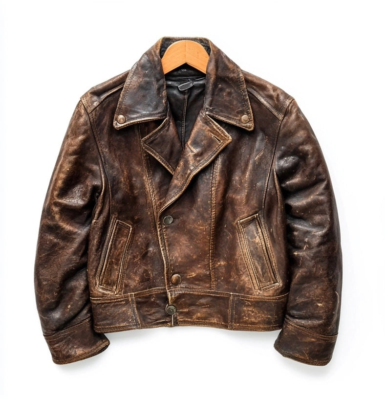 THE WORN-IN WONDER WOMEN OVERSIZED LEATHER JACKET