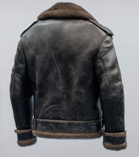MEN'S OVERSIZED BIKER SHEARLING