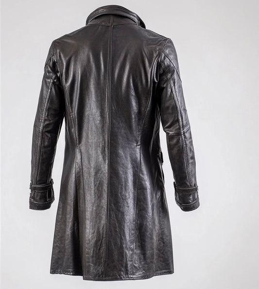 THE MAVERICK MEN'S LEATHER COAT