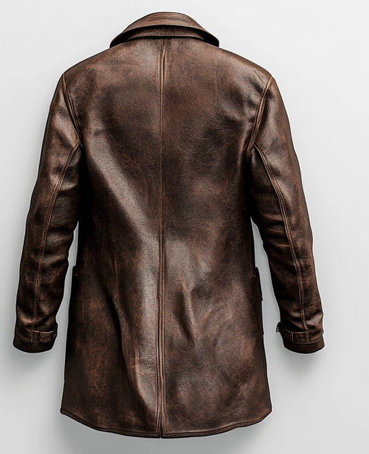 THE TRAVELER MEN'S LEATHER COAT