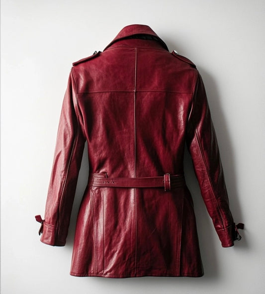 RUBY RED WOMEN LEATHER CAR COAT