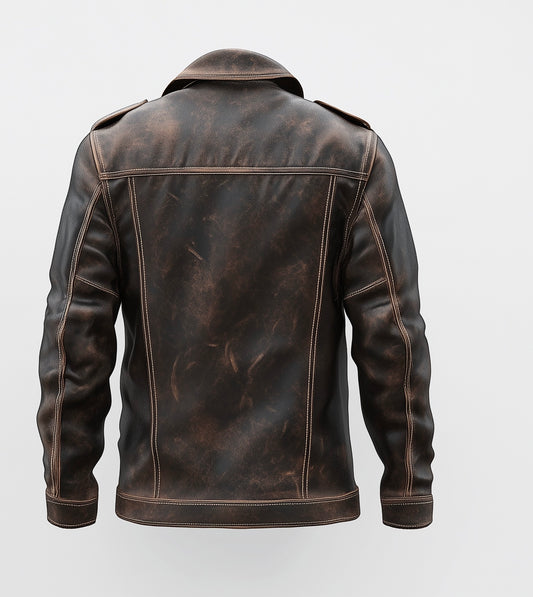 PATINA RICH MEN'S LEATHER JACKET