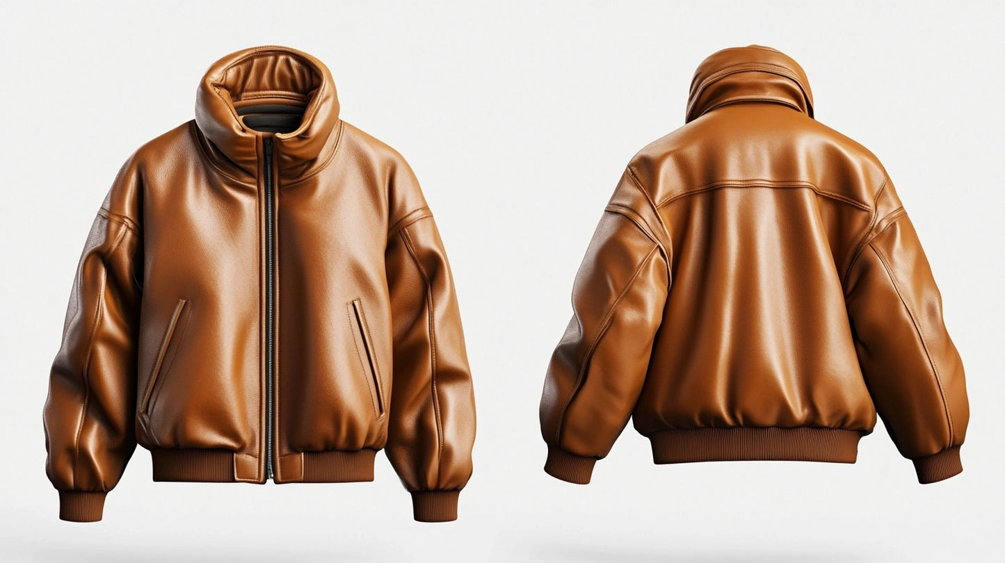 THE RENEGADE, WOMEN OVERSIZED LEATHER JACKET