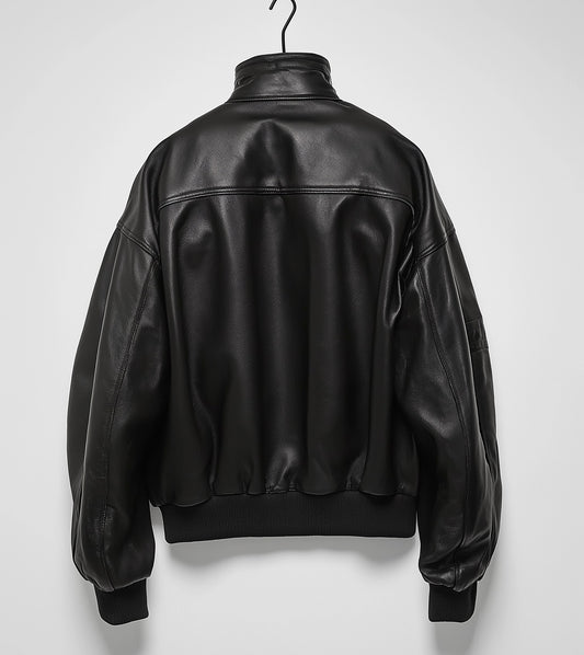 MEN's MANCHESTER UNITED F.C OVERSIZED LEATHER JACKET