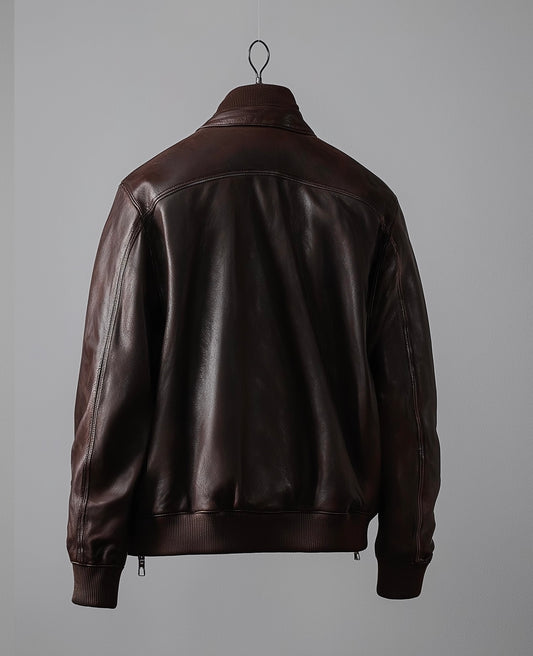 MANCHESTER UNITED EDITION MEN's OVERSIZED LEATHER JACKET