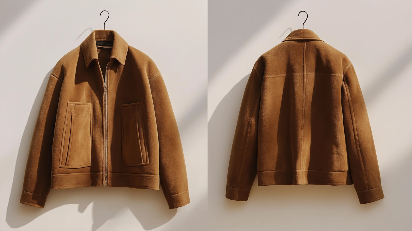 YORKSHIRE LEGACY, WOMEN OVERSIZED LEATHER SUEDE