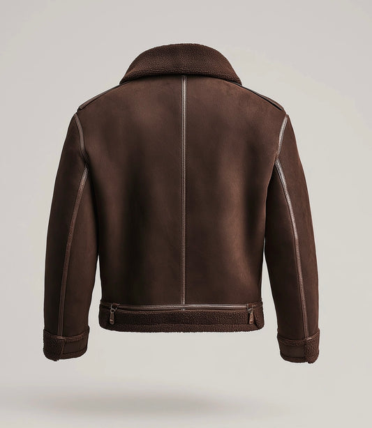 MEN'S REGENT AVIATOR LEATHER SHEARLING