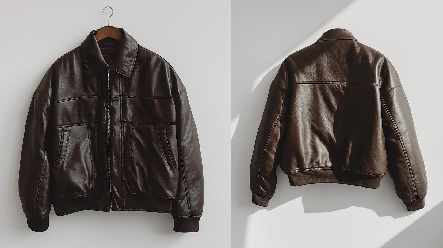THE CLASSIC CUT WOMEN OVERSIZED LEATHER JACKET