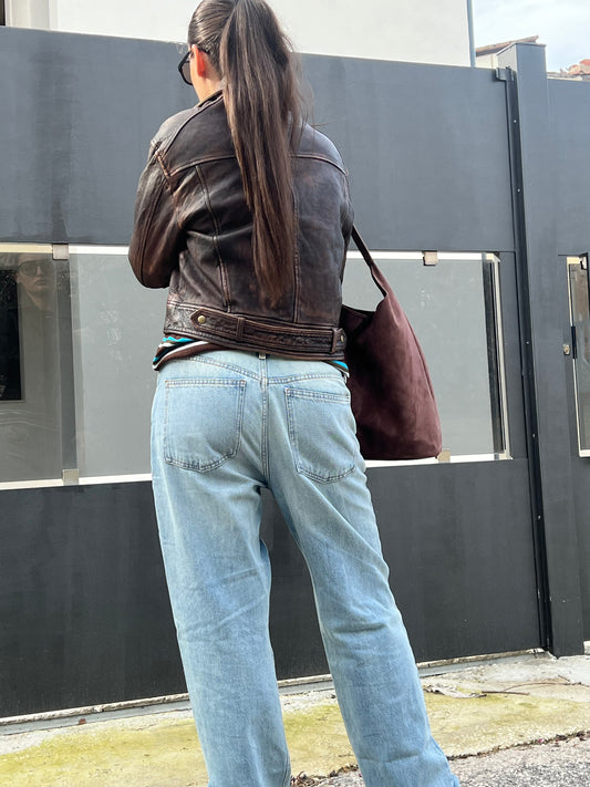 THE WORN-IN WONDER WOMEN OVERSIZED LEATHER JACKET