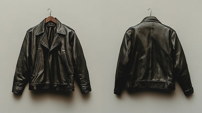 CLASSIC AVIATOR MEN'S OVERSIZED LEATHER JACKET