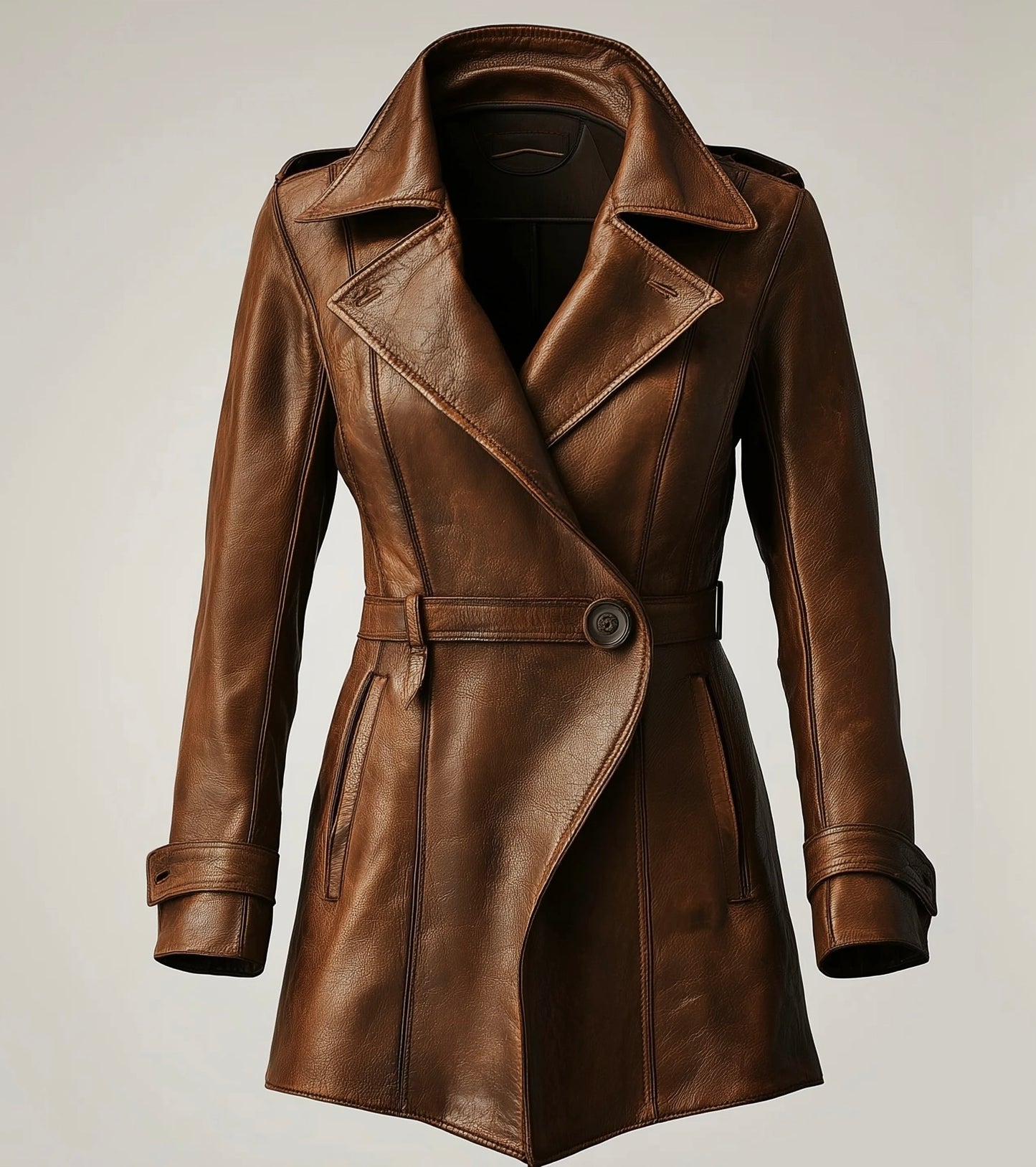WINDSOR GRACE, WOMEN LEATHER COAT