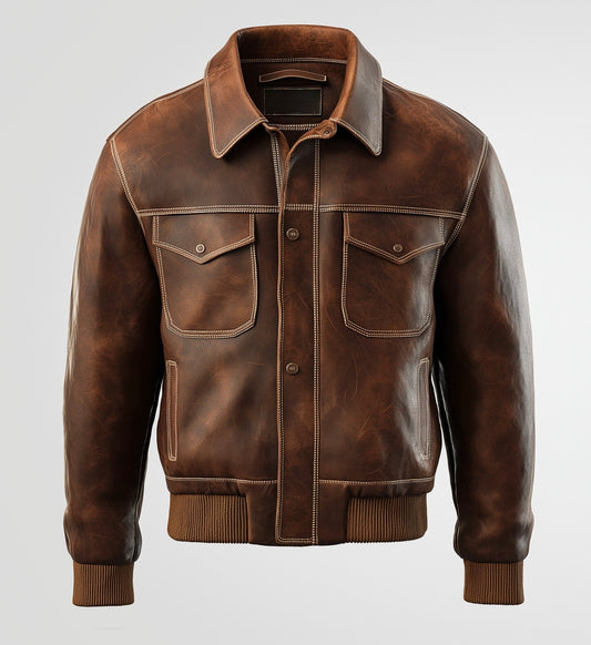 CHURCHILL LEGACY MEN'S LEATHER JACKET