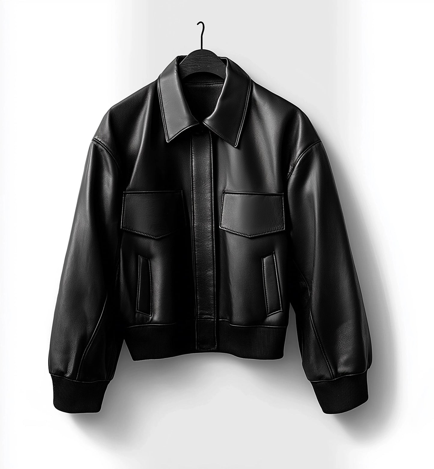 SHADOW MUSE, WOMEN OVERSIZED LEATHER JACKET