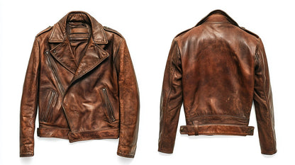 THE BYGONE ERA MEN'S OVERSIZED LEATHER JACKET