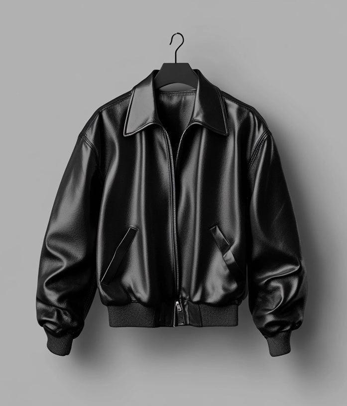 THE RENEGADE MEN'S OVERSIZED LEATHER JACKET
