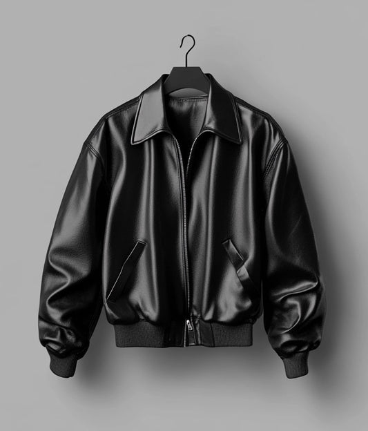 THE RENEGADE MEN'S OVERSIZED LEATHER JACKET