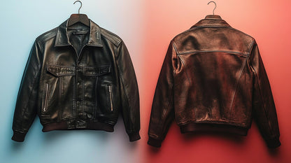THE DARK KNIGHT MEN'S OVERSIZED LEATHER JACKET