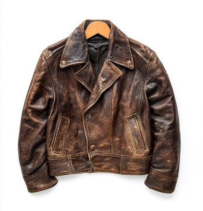 THE WORN-IN WONDER WOMEN OVERSIZED LEATHER JACKET