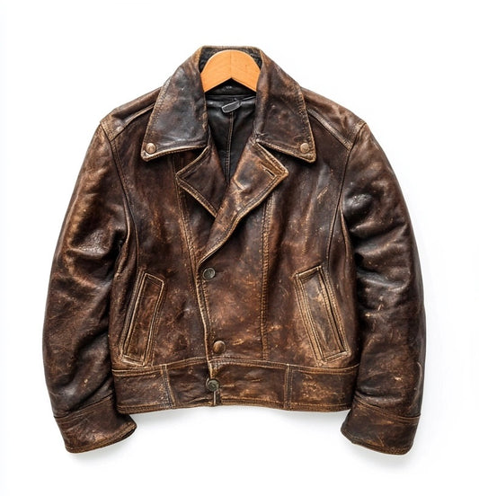 THE WORN-IN WONDER WOMEN OVERSIZED LEATHER JACKET