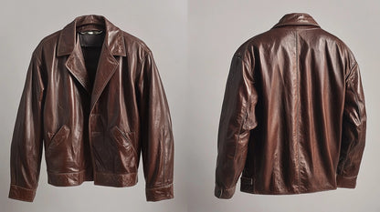 MEDELLIN MEN'S OVERSIZED LEATHER JACKET