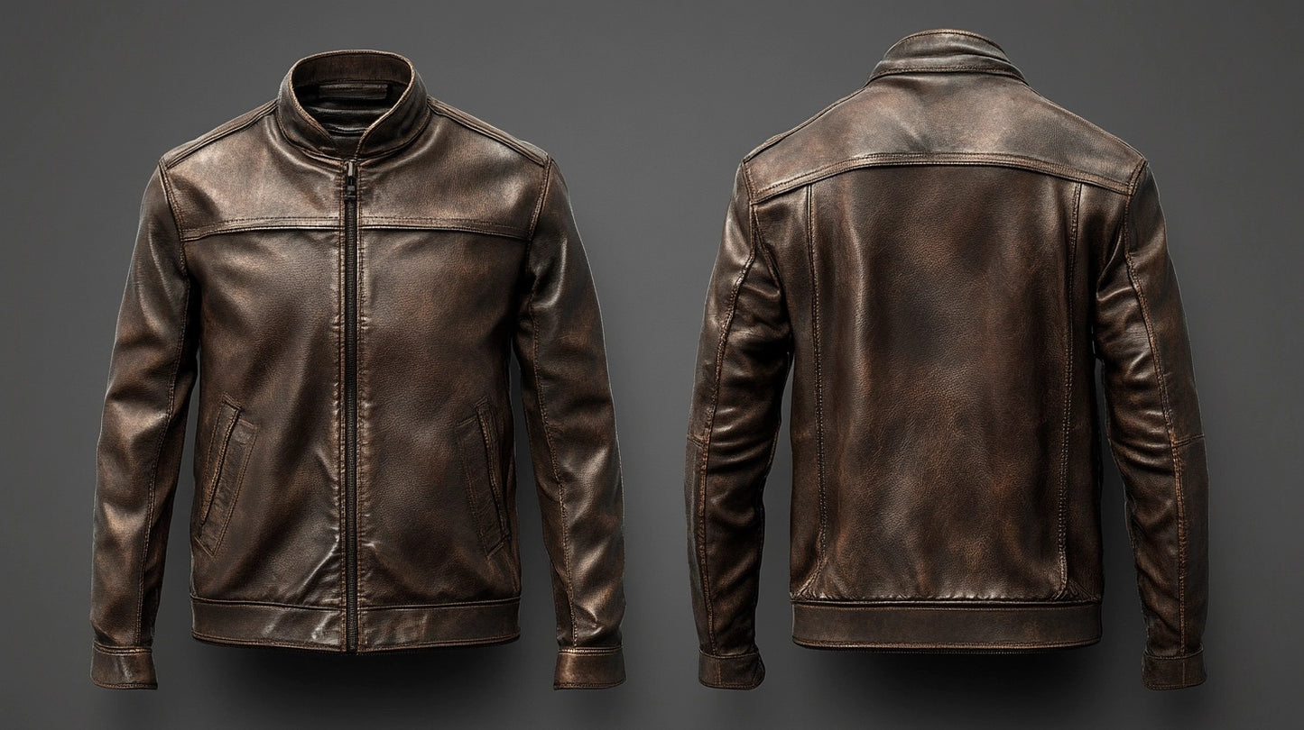 THE LOFT MEN'S LEATHER JACKET