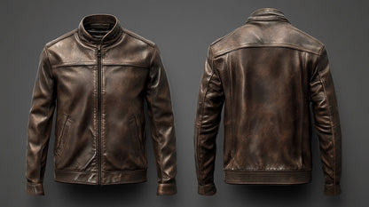 THE LOFT MEN'S LEATHER JACKET