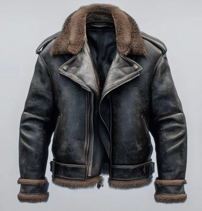MEN'S OVERSIZED BIKER SHEARLING