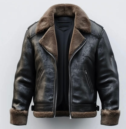 WOMEN, LIMITED OVERSIZED LEATHER SHEARLING
