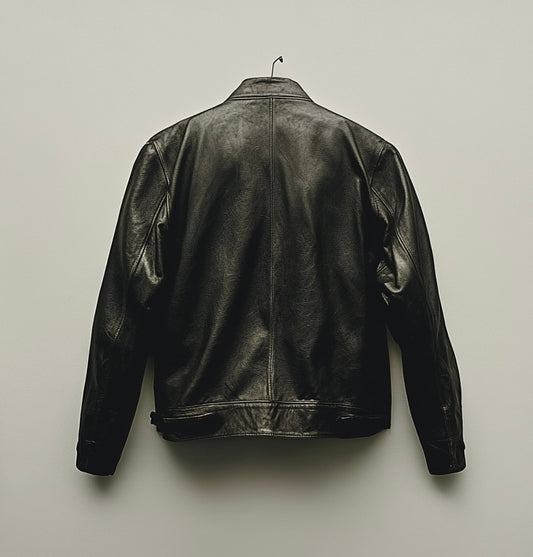 CLASSIC AVIATOR MEN'S OVERSIZED LEATHER JACKET