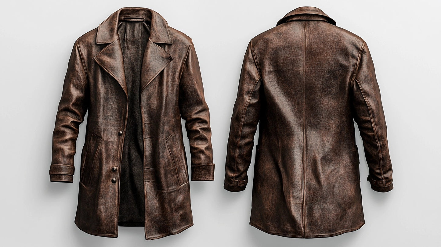 THE TRAVELER MEN'S LEATHER COAT