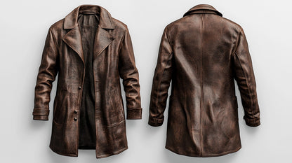 THE TRAVELER MEN'S LEATHER COAT