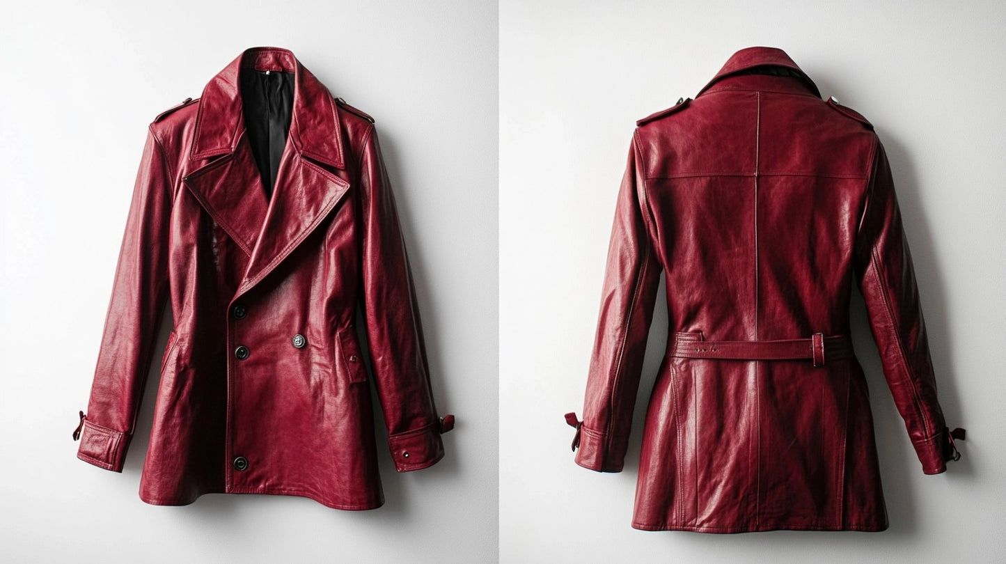 RUBY RED WOMEN LEATHER CAR COAT