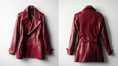 RUBY RED WOMEN LEATHER CAR COAT