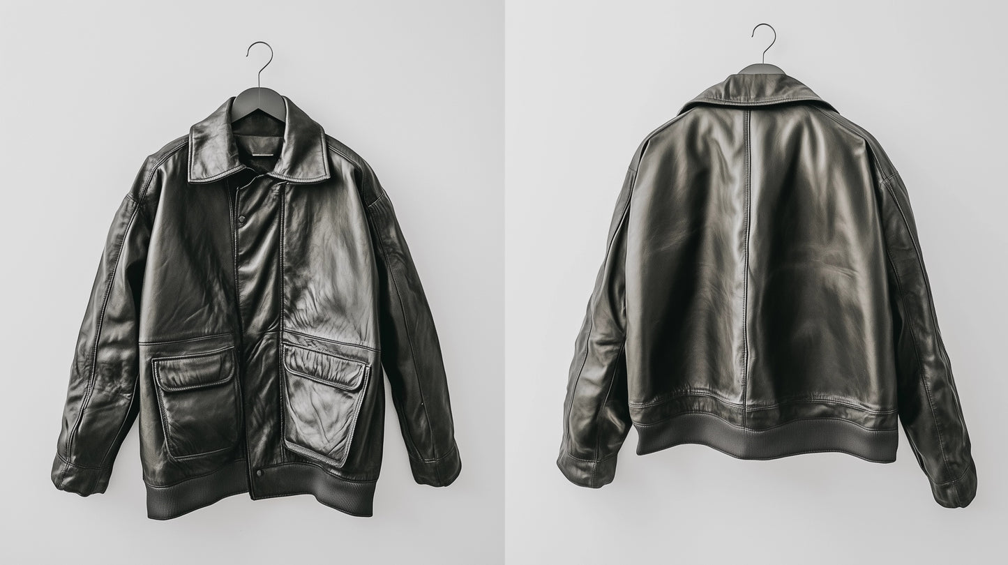 ORPHIC ENIGMA WOMEN OVERSIZED LEATHER JACKET
