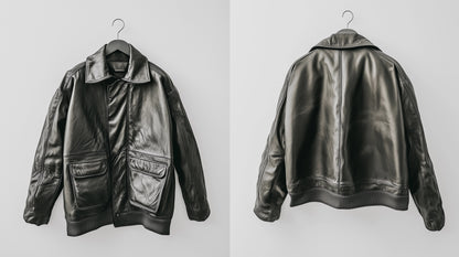 ORPHIC ENIGMA WOMEN OVERSIZED LEATHER JACKET