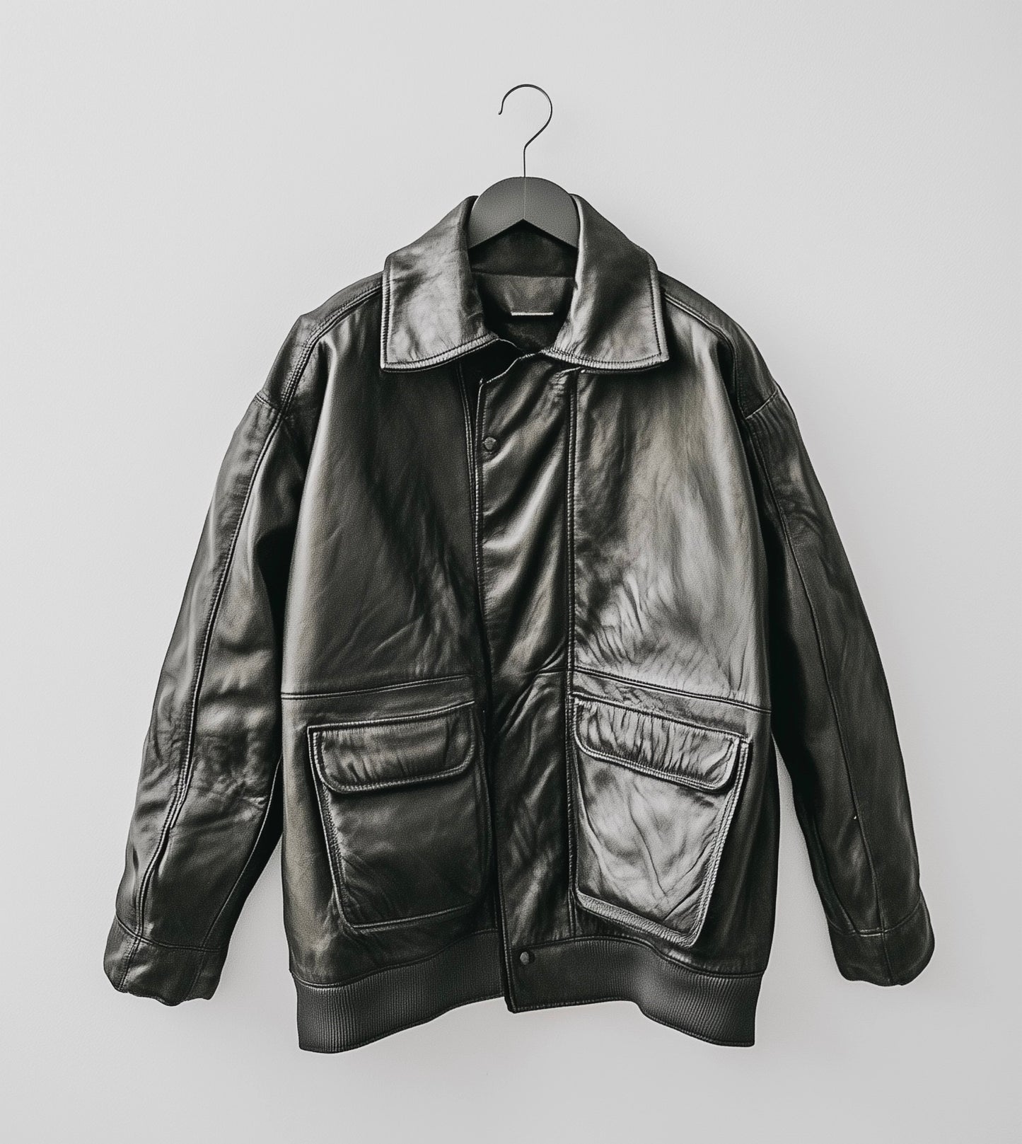 ORPHIC ENIGMA WOMEN OVERSIZED LEATHER JACKET