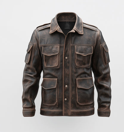 PATINA RICH MEN'S LEATHER JACKET