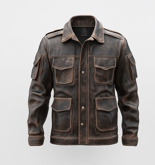 PATINA RICH MEN'S LEATHER JACKET
