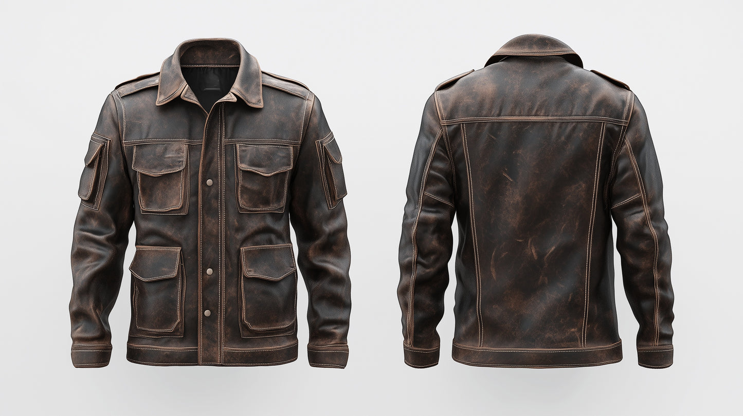 PATINA RICH MEN'S LEATHER JACKET