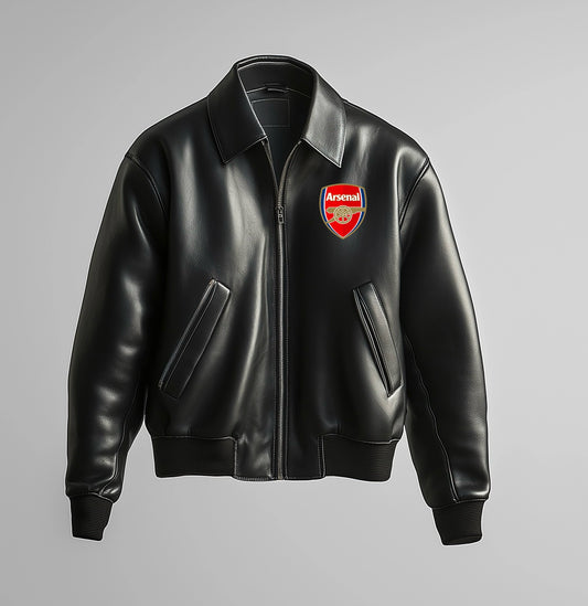 ARSENAL EDGE MEN's OVERSIZED LEATHER JACKET