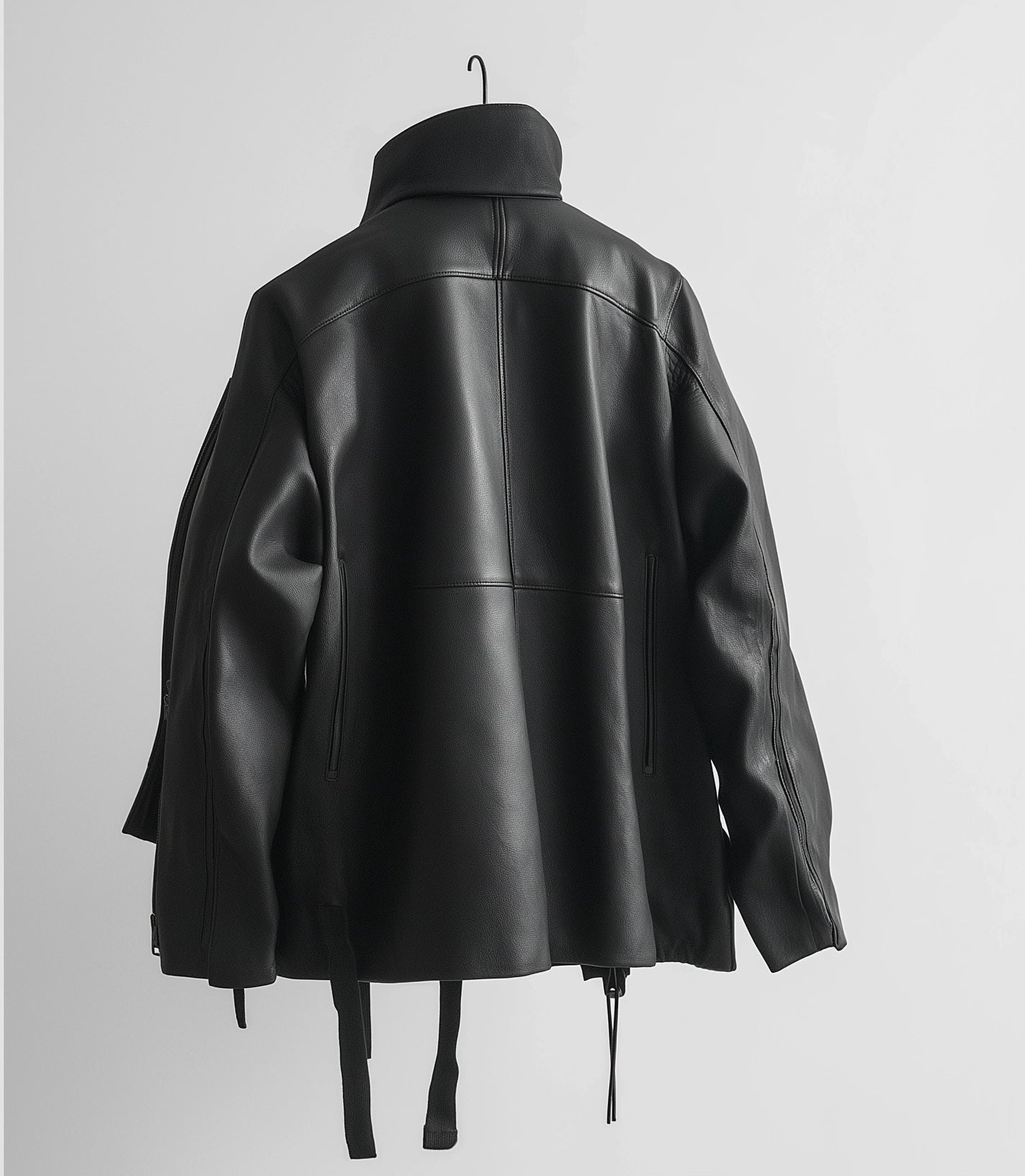THE RAVEN, WOMEN OVERSIZED LEATHER JACKET