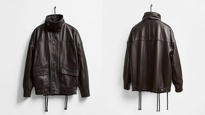 THE MAVERICK MEN'S OVERSIZED LEATHER JACKET